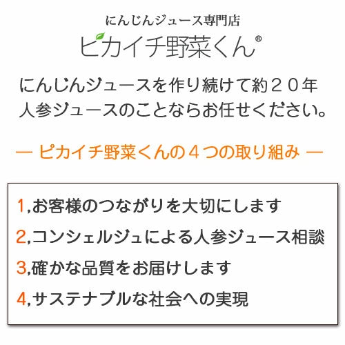 繊維入り人参りんごレモンジュース（1000ml×６本）