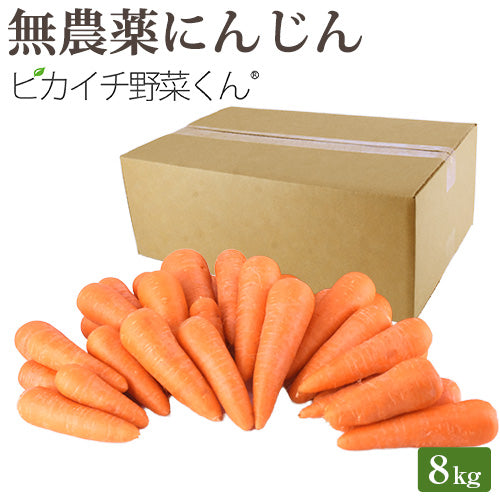 ジュース用 国産 無農薬にんじん ８kg