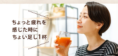 繊維入り にんじんりんごレモンジュース　1箱 （200ml×10本）