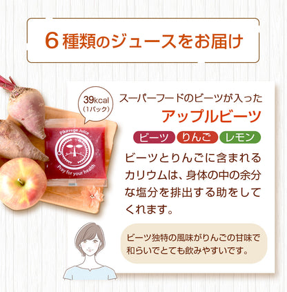 ピカベジジュースクレンズお試しセット (100ml×6パック)